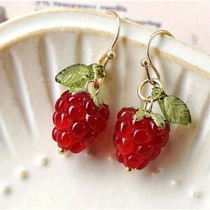 Raspberry Earrings